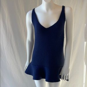 Lumiere Peplum Sweater Tank